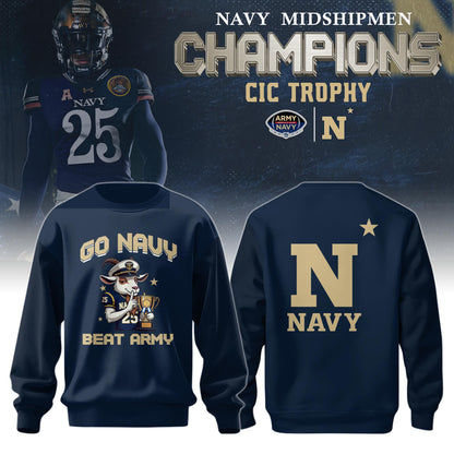 Navy Champions Cic Trophy Limited Edition Sweatshirt 2025