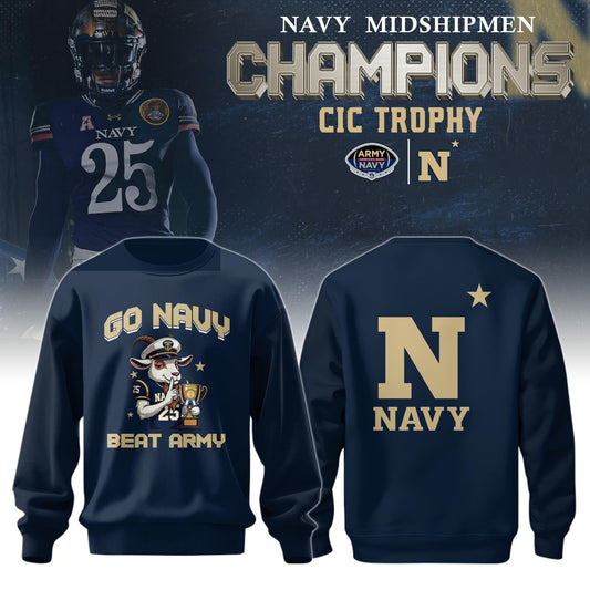 Navy Champions Cic Trophy Limited Edition Sweatshirt 2025
