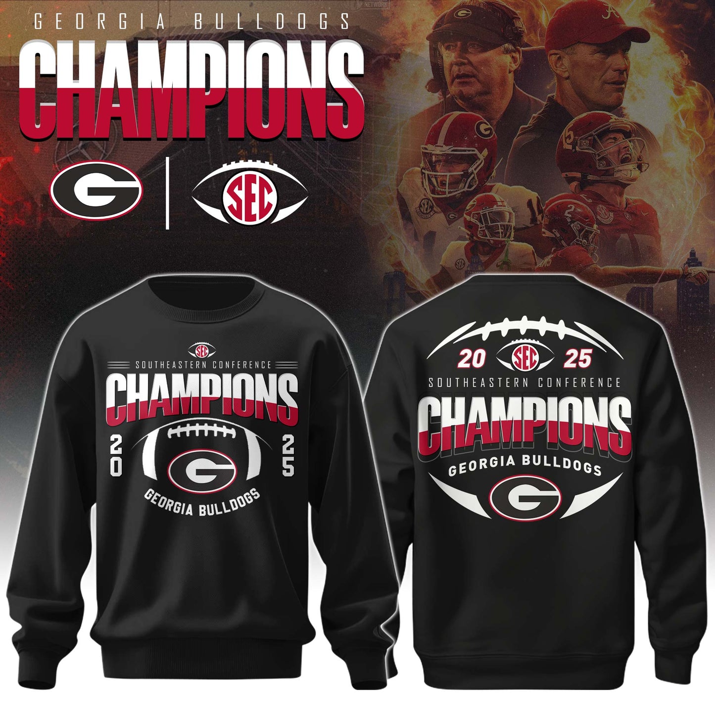 Georgia Champions Sweatshirt Ver 1