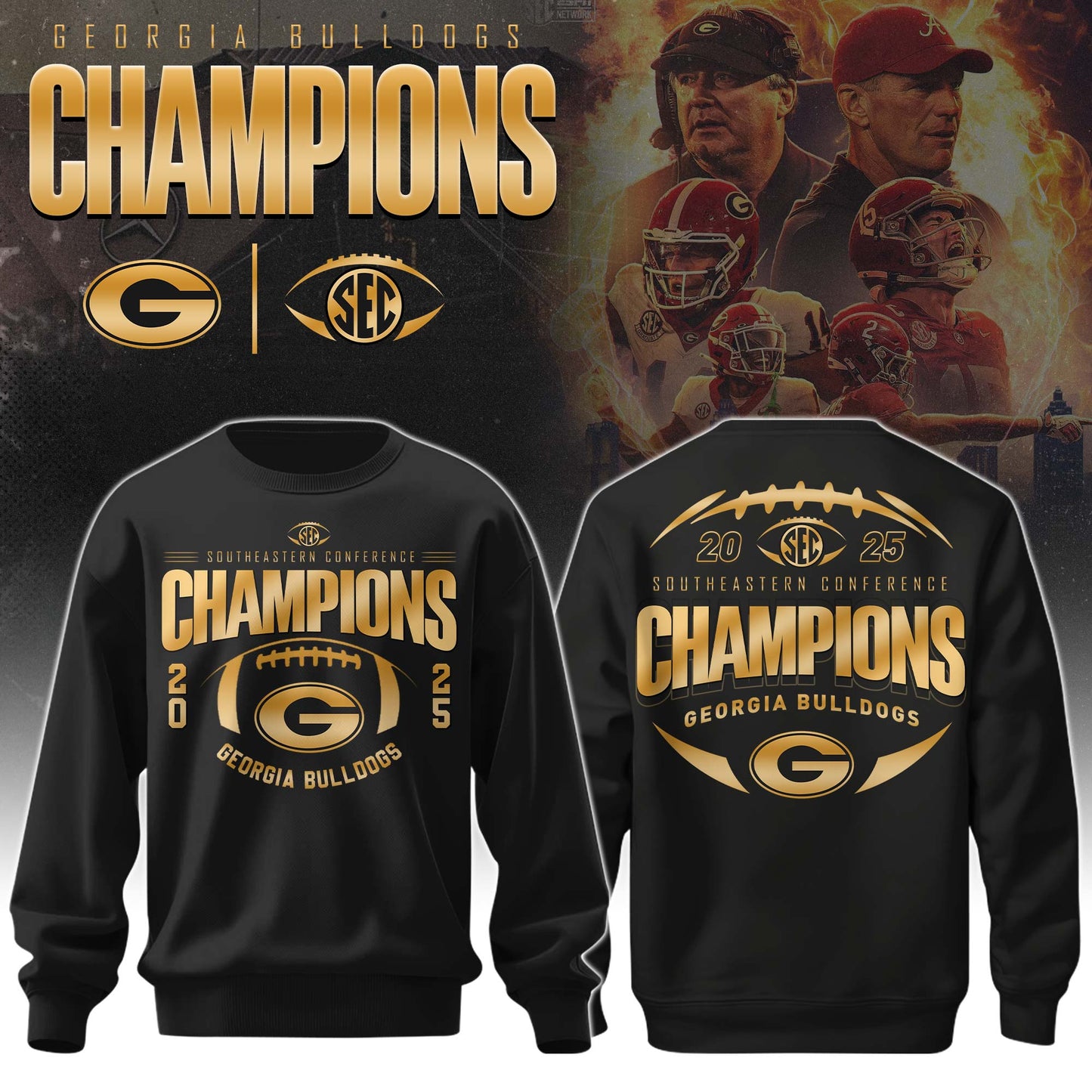 Georgia Champions Sweatshirt Ver 2