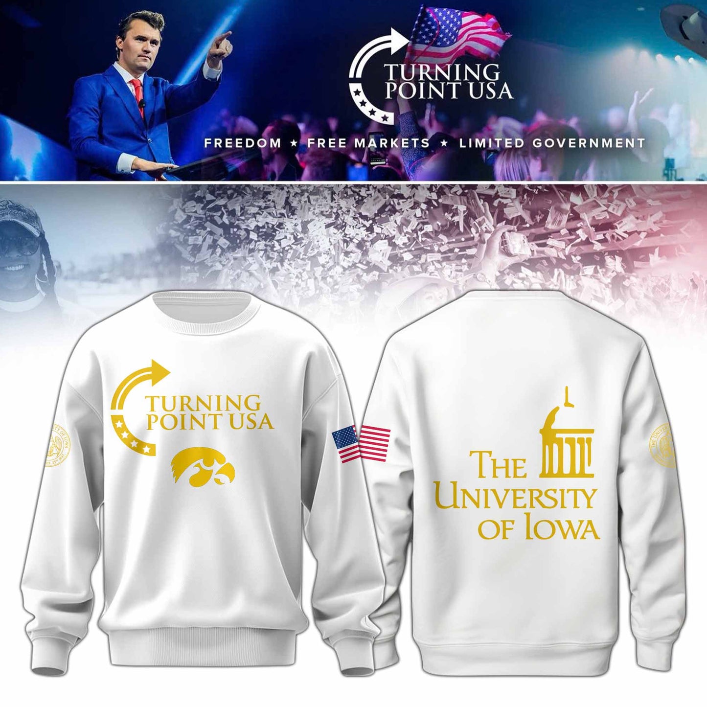 . Iowa Campus Freedom Sweatshirt