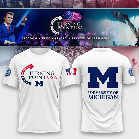 2025 Michigan x Turning Point USA T-Shirt