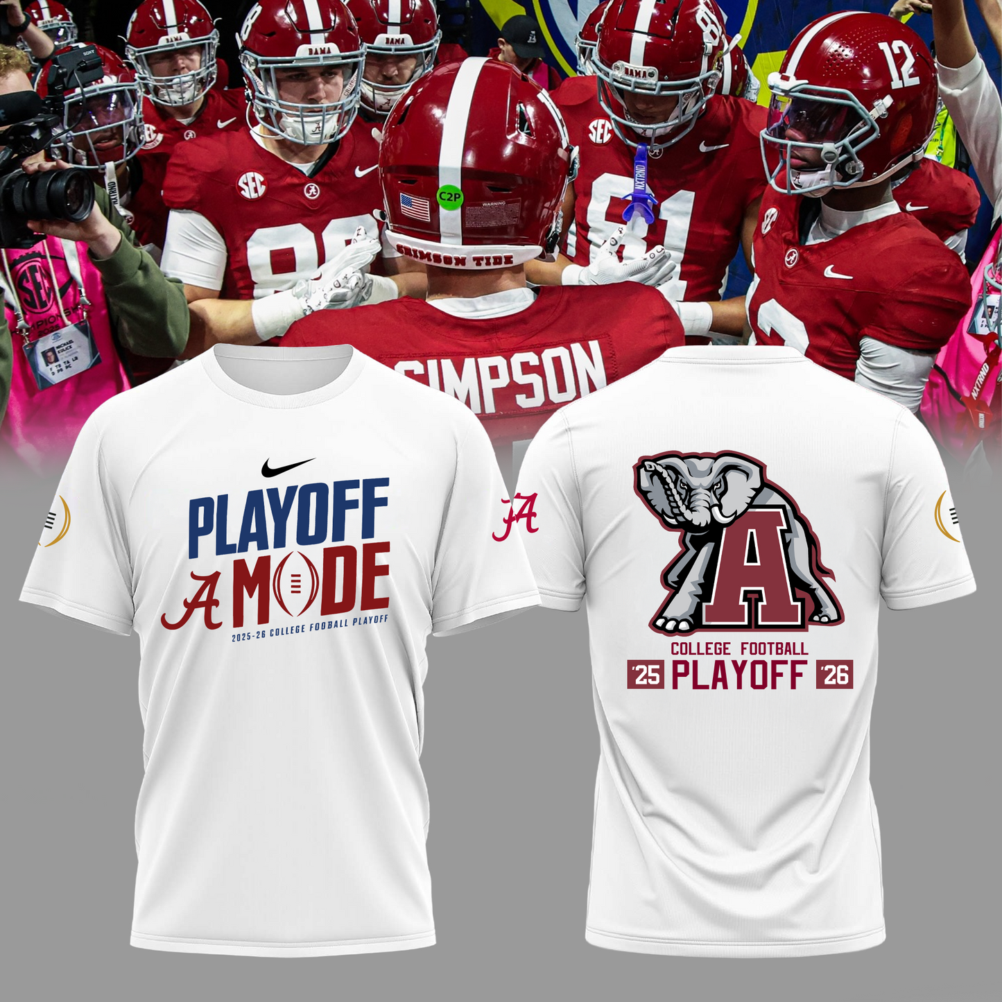 Alabama Football 2025-26 College Football Playoff Limited Edition