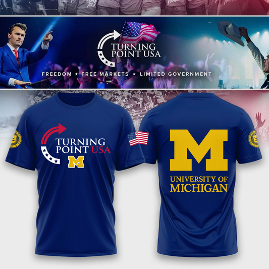 2025 Michigan x Turning Point USA T-Shirt