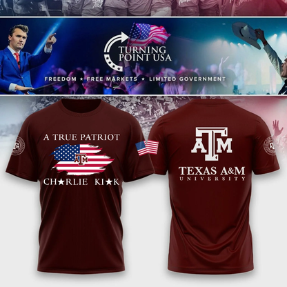 Limited Edition Texas A&M University x Turning Point USA T-Shirt