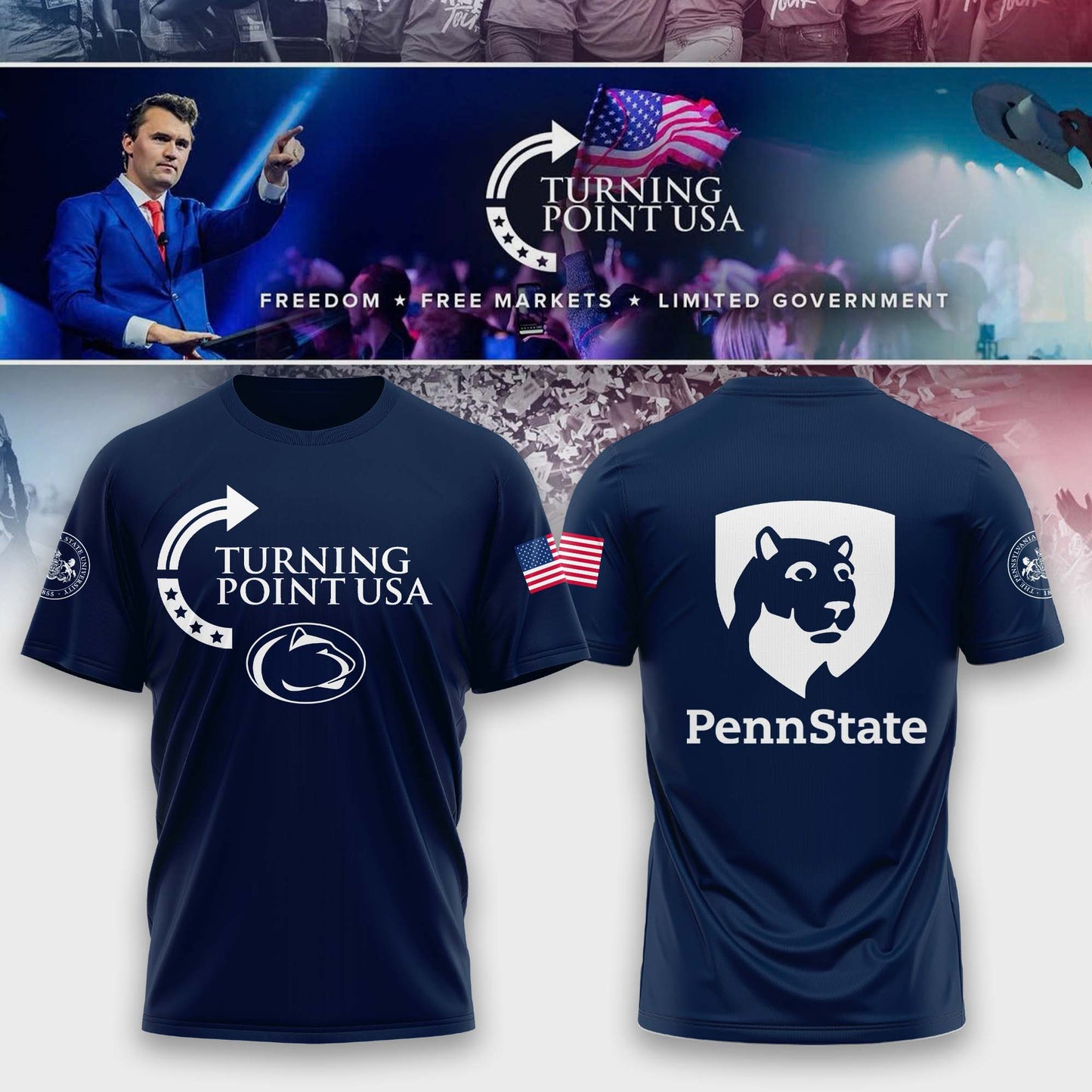 .     Penn  State Campus Freedom Tshirt
