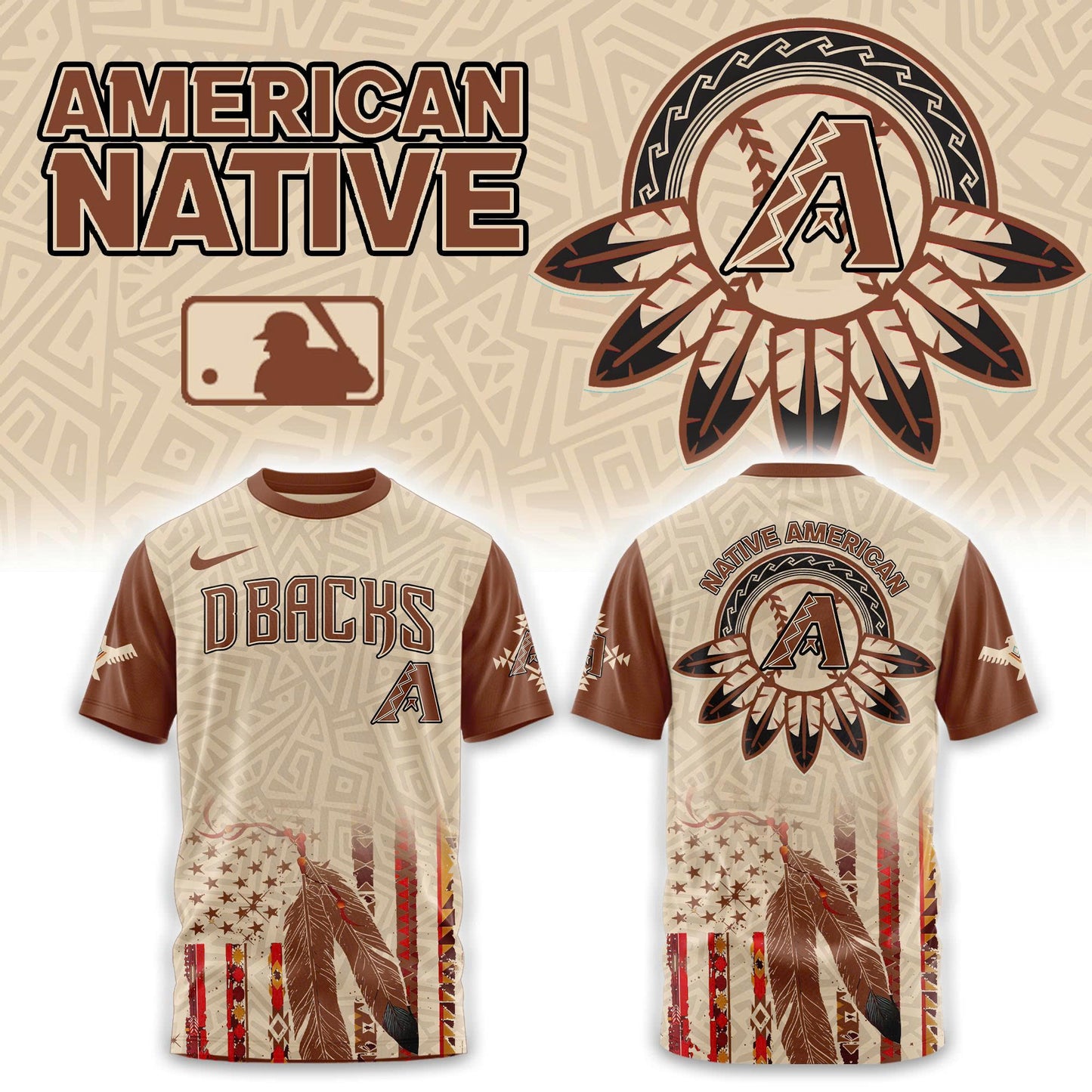 Arizona Diamondbacks x Native American Heritage 2025 Tshirt Combo