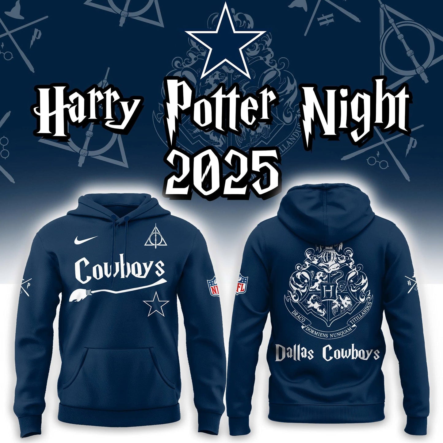 Dallas Cowboys Harry Potter 2025 Combo Hoodie