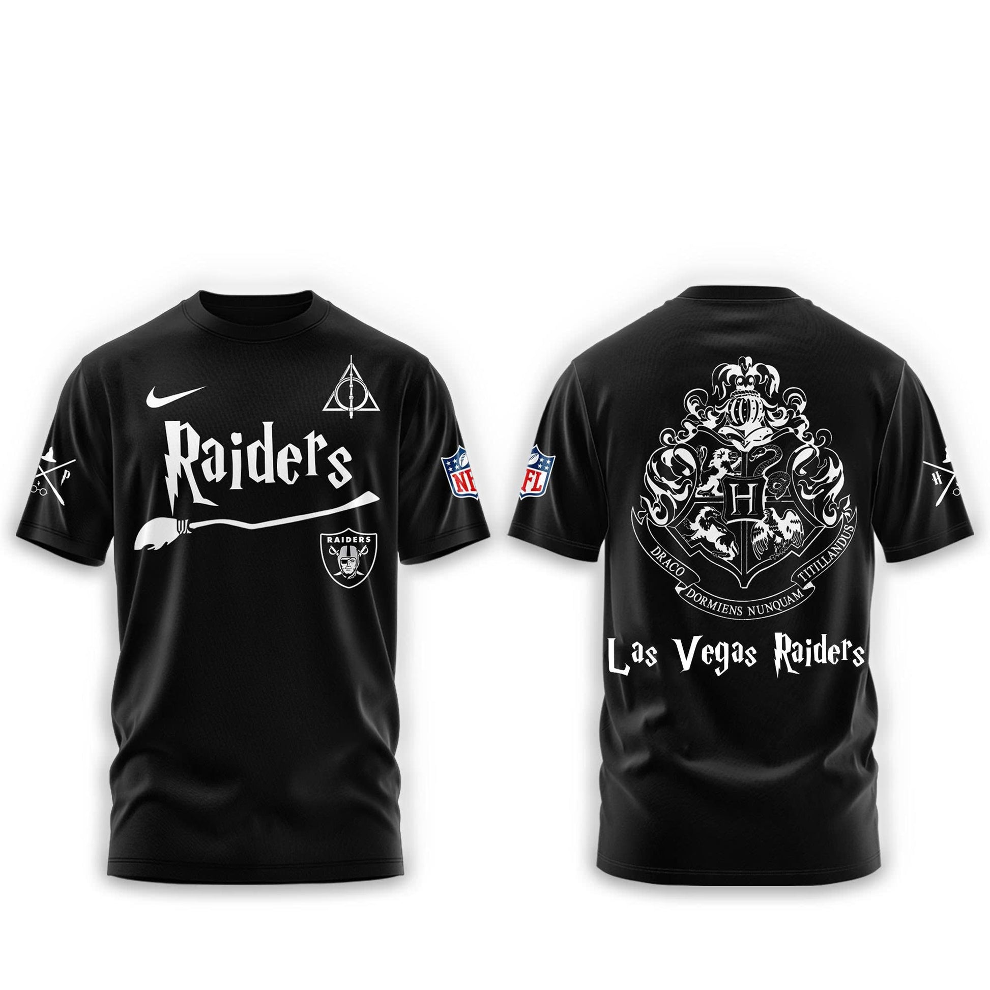 Las Vegas Raiders Harry Potter Combo T-Shirt