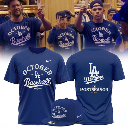 _ Los Angeles Dodgers 2025 Postseason Authentic Collection T-shirt