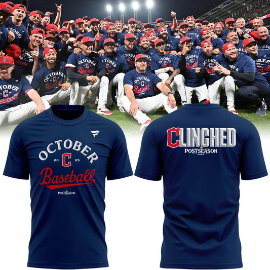Cleveland Guardians 2025 Postseason Locker Room Combo TShirt