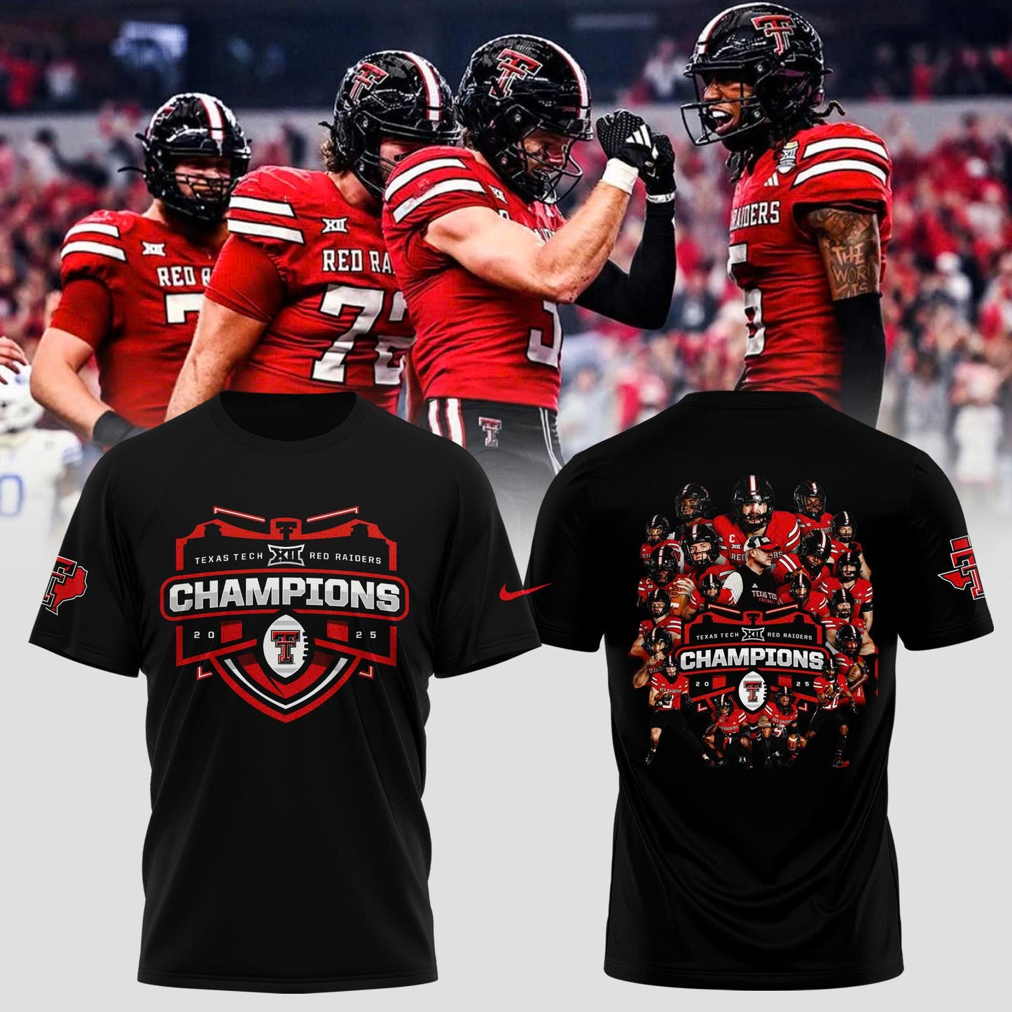 TEXAS TECH RED RAIDERS ARE BIG 12 CHAMPIONS! 2025🏆