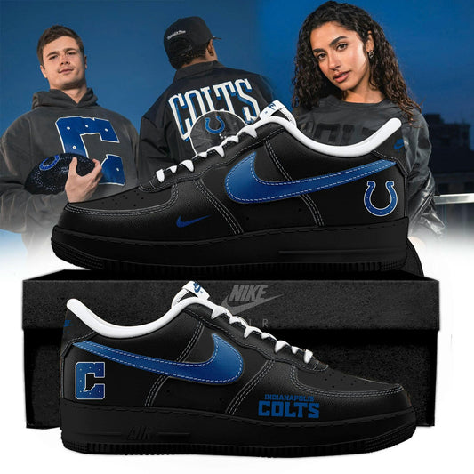 Indianapolis Colts Dark Mode Special Edition AF1 Sneakers