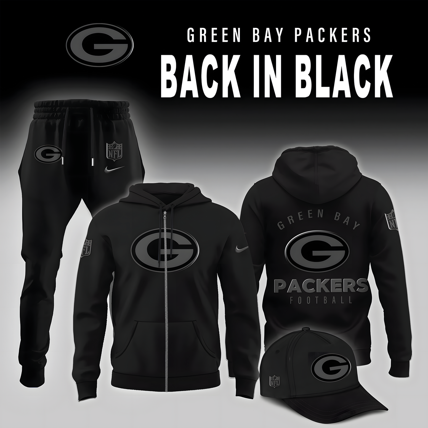 Green Bay Packers 2026 Back In Black Limited Edition Shirt