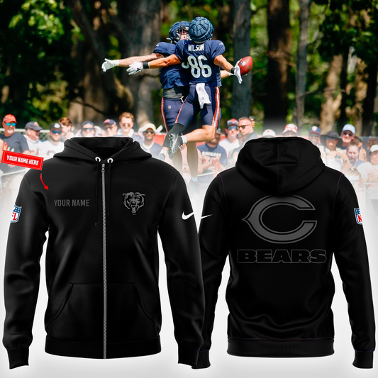 Chicago Bears 2026 Back In Black Limited Edition ZIP Hoode